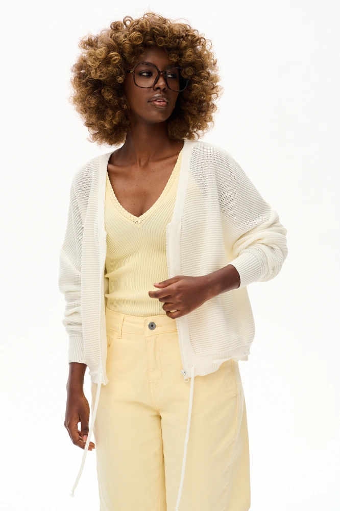 Kardigan Damski Zefir Ecru