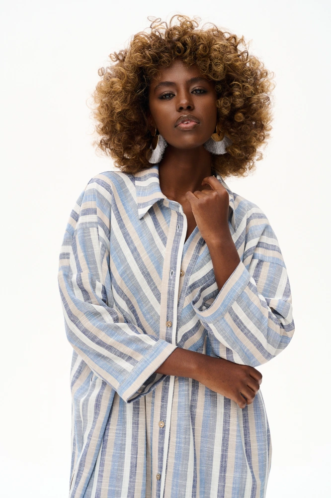 Koszula Damska Serena Light Blue