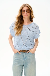 Bluzka Damska Haks Light Blue
