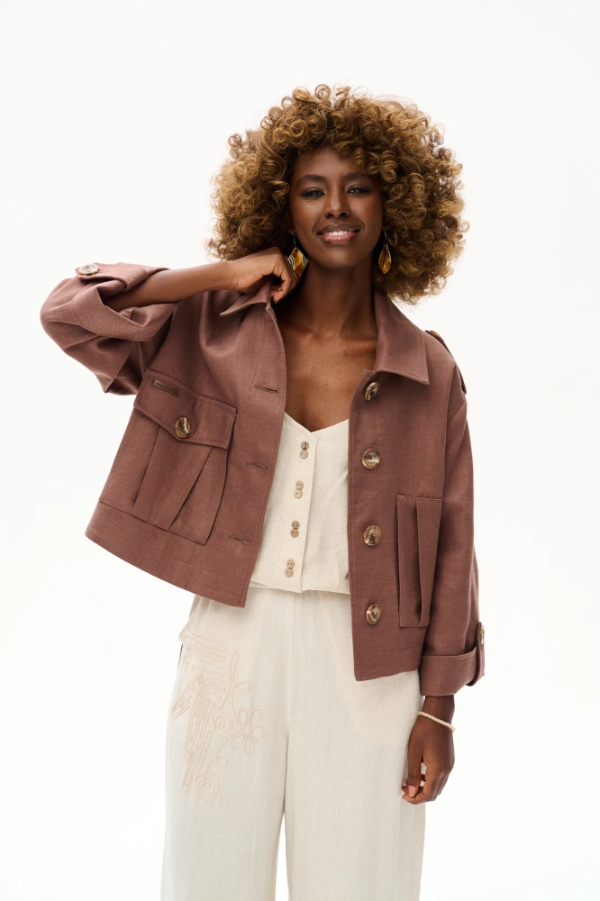 Kurtka Damska Palermo Light Brown