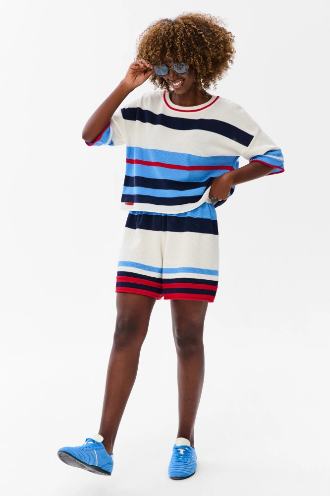 Szorty Damskie Oda Ecru