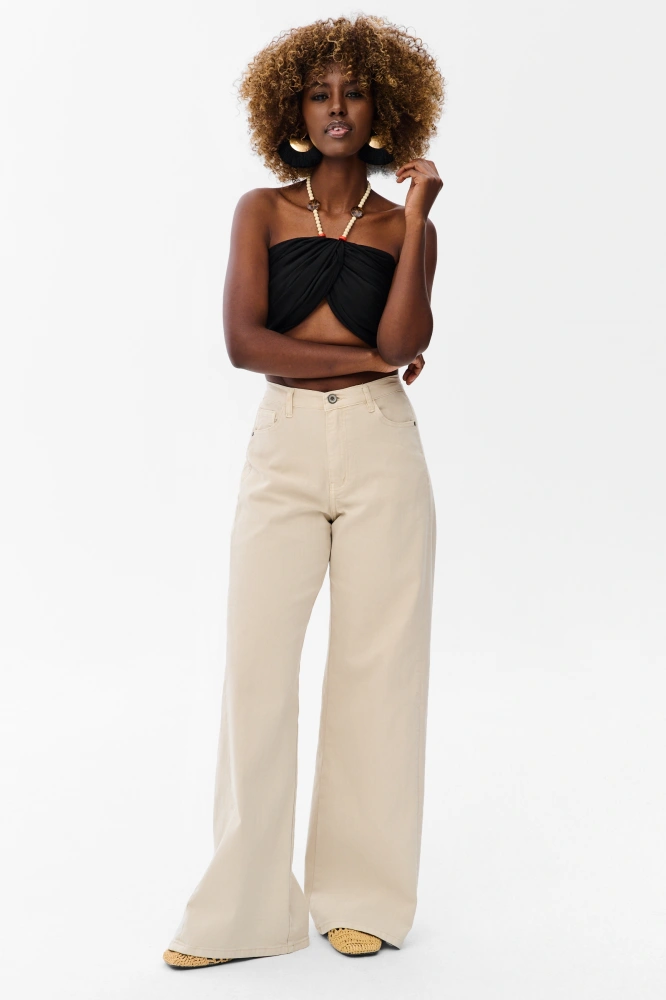 Jeansy Damskie 3D 9240 / 18 Beige