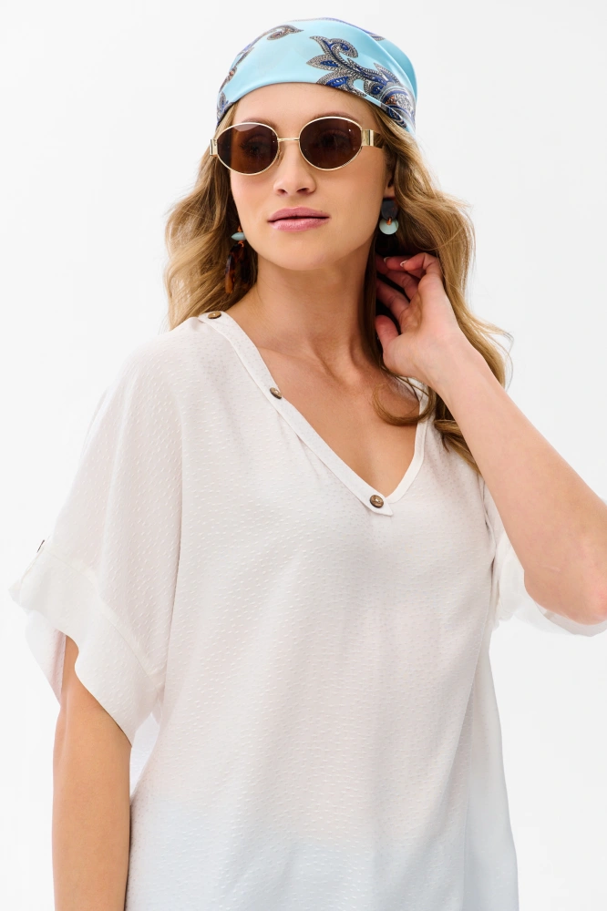 Bluzka Damska Yasumi Ecru