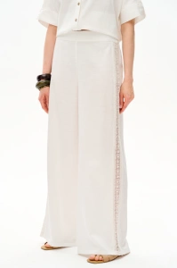 Spodnie Damskie Lumina Off White
