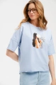 Bluzka Damska Arya Light Blue