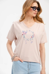 Bluzka Damska Elma Light Beige