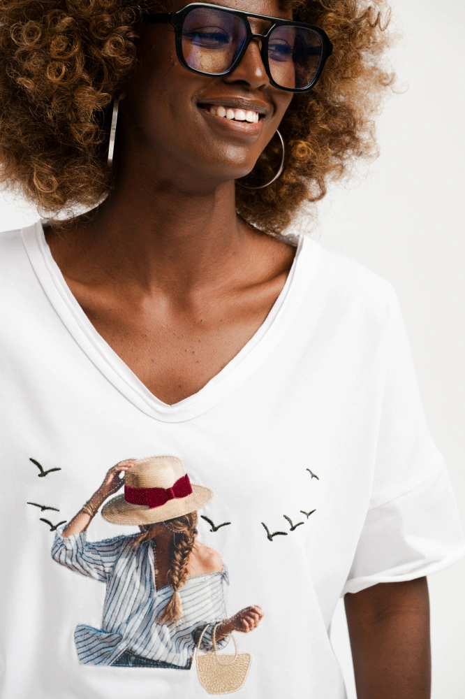 Bluzka Damska Belisiti Ecru