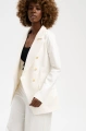 Marynarka Damska Endorfina Plus Size Ivory