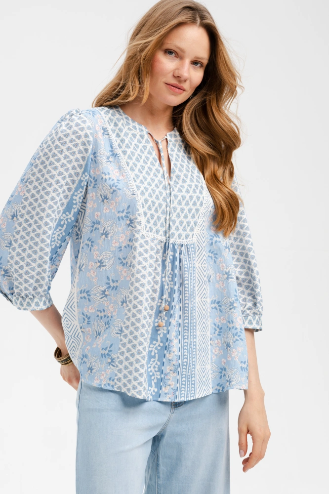Bluzka Damska Fani Light Blue