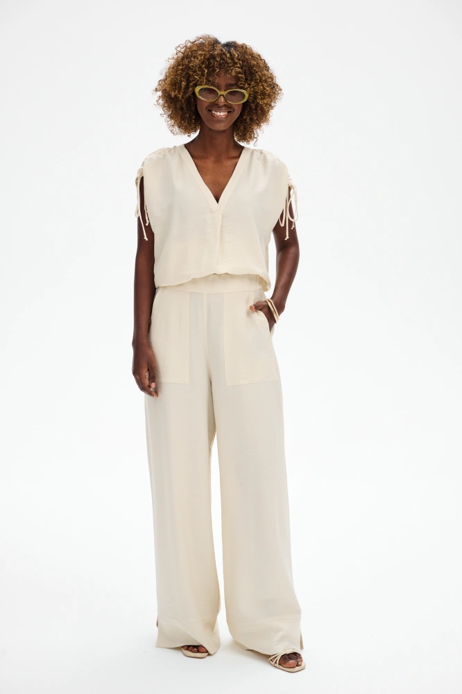 Spodnie Damskie Alis Light Beige