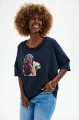 Bluzka Damska Yara Dark Navy