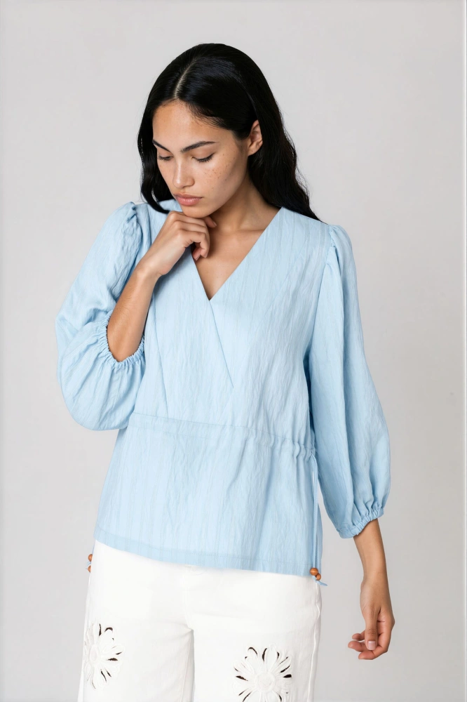 Bluzka Damska Kora Light Blue