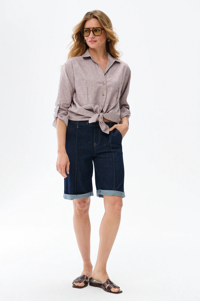 Szorty Damskie 3D 9351S Denim