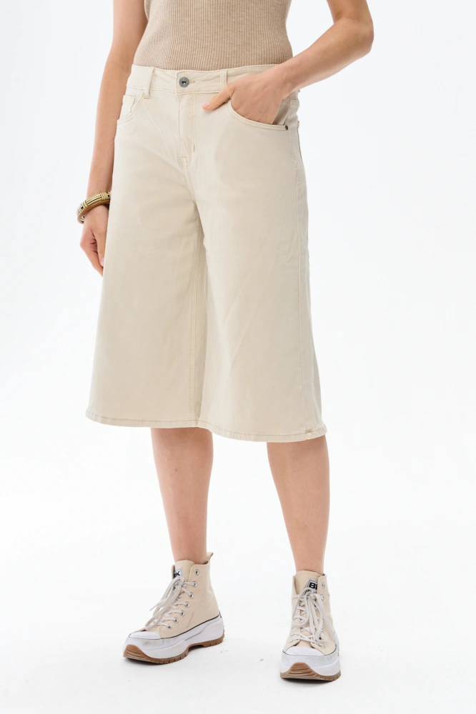Bermudy Damskie 3D 8073 -18 Light Beige