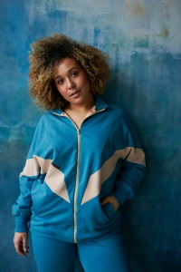 Bluza Damska Bebee 2 Plus Size Blue Stone / Beż 2482