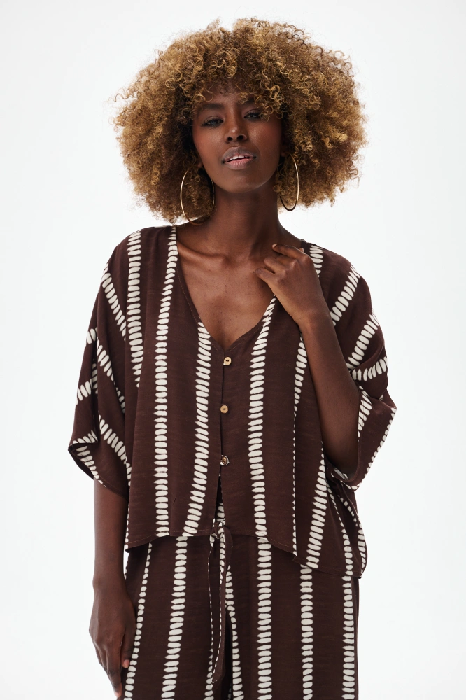 Bluzka Damska Azari Brown