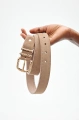 Pasek Damski LD2051 Skóra Nat. Beige