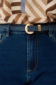 Pasek Damski LD2060 Skóra Nat. Denim
