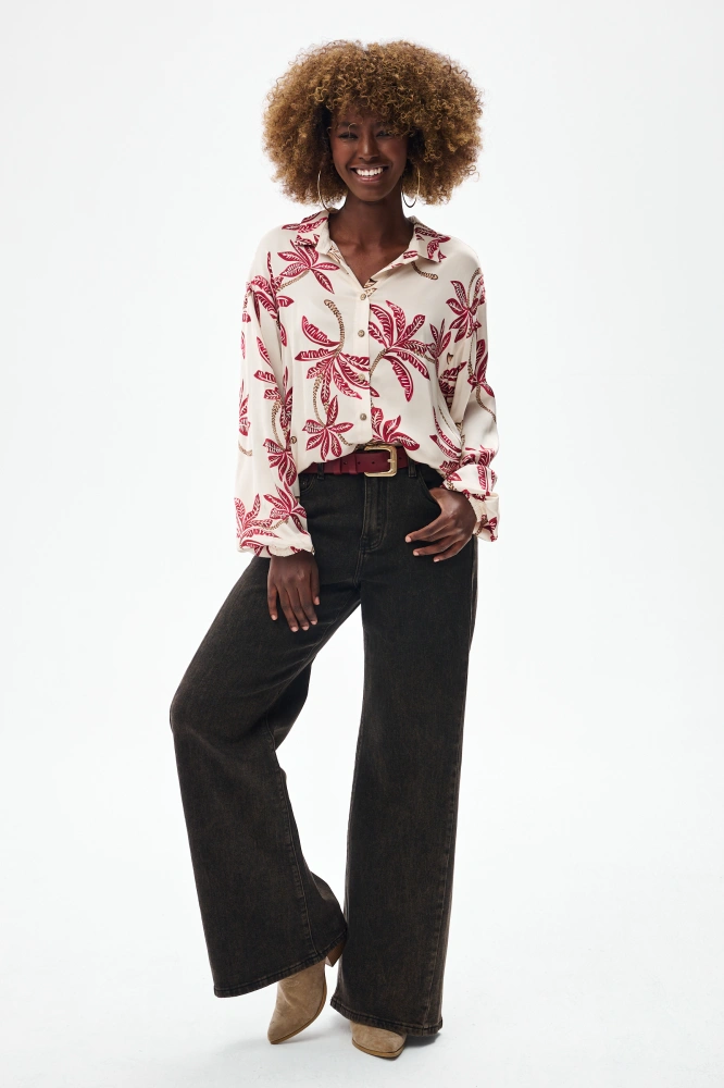 Jeansy Damskie BS 9388 DE Chocolate Melange