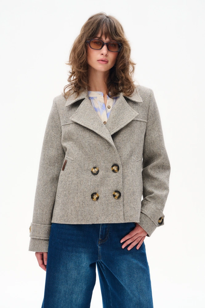 Kurtka Damska Pilar Light Gray