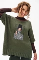Sweter Damski Persey Khaki