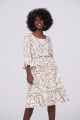 Sukienka Asiya Plus Size Ekri / Animal