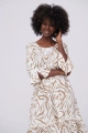 Sukienka Asiya Plus Size Ekri / Animal