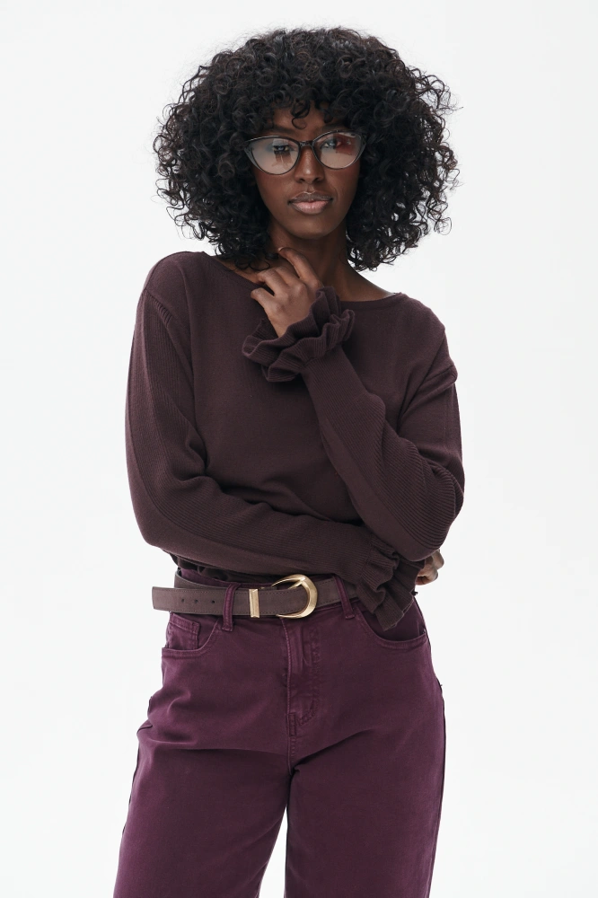 Sweter Damski Daxy Dark Brown