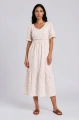 Sukienka Risa Flowers Light Beige