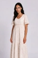 Sukienka Risa Flowers Light Beige