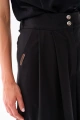 spodnie palazzo z tkaniny garniturowej Vida Black