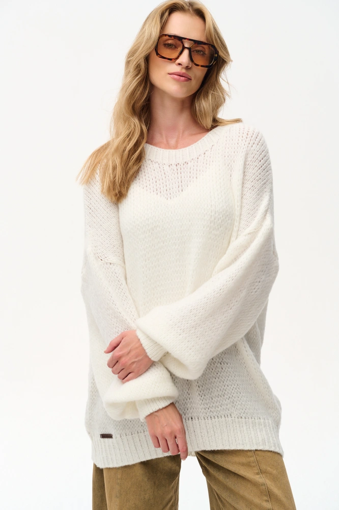 Sweter Damski Lixi Ecru