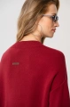 Sweter damski z dekoracyjnymi rękawami Celeste 2 Carmine / Dva 16