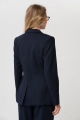 Taliowana marynarka w komplecie do spodni Marietta Dark Navy