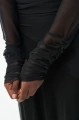 Kobieca sukienka midi z siatki Carla Black