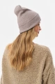 Prążkowana czapka damska typu beanie z wywinięciem Uma Stone