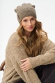 Dzianinowa czapka damska beanie Quanti Stone