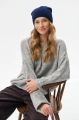 Dzianinowa czapka damska beanie Quanti Dark Navy