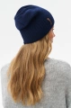 Dzianinowa czapka damska beanie Quanti Dark Navy