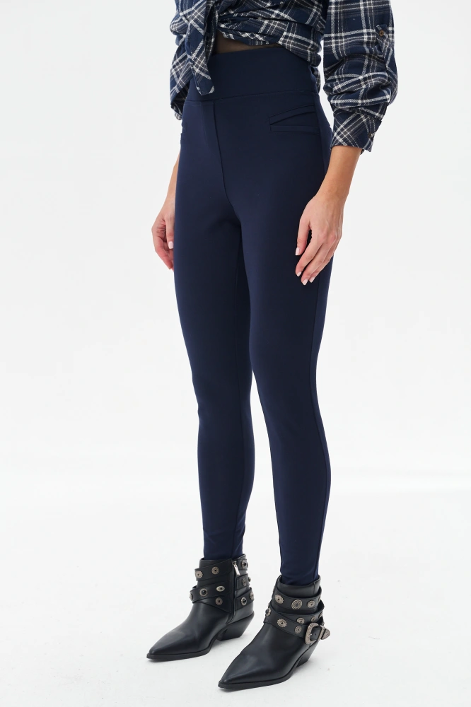 Spodnie typu getry Milena Dark Navy