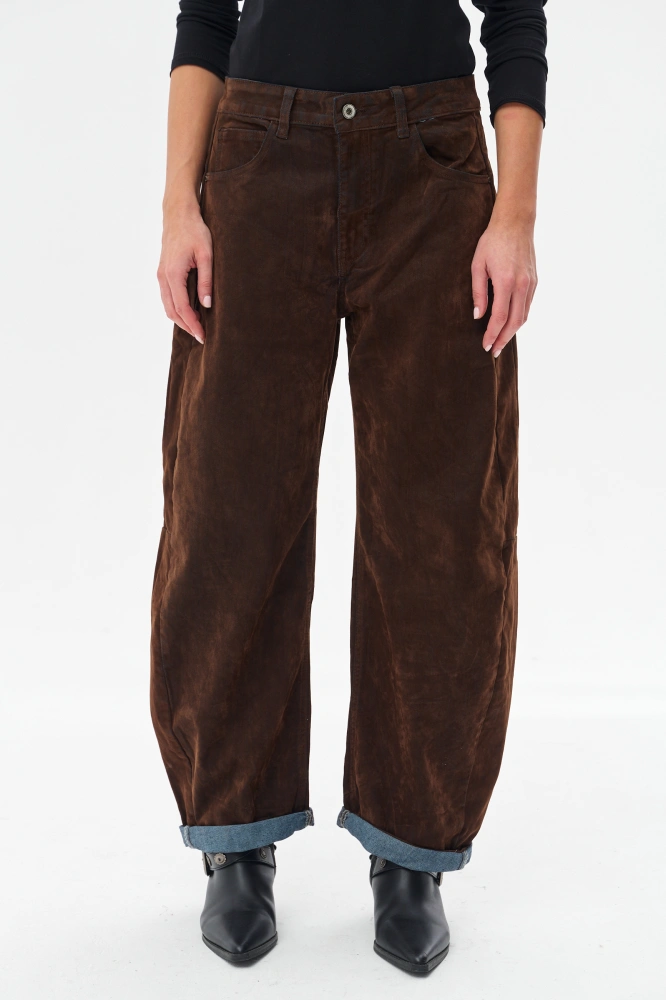 Jeansy Damskie BS 9392 DE Camel