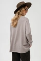 Sweter w serek z aplikacją Kety Stone