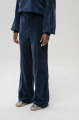Spodnie welurowe Naja Dark Navy
