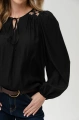 Bluzka damska z haftem Roko Black