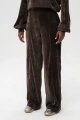 Spodnie welurowe Naja Dark Brown