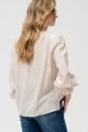 Bluzka damska z haftem Roko Light Beige
