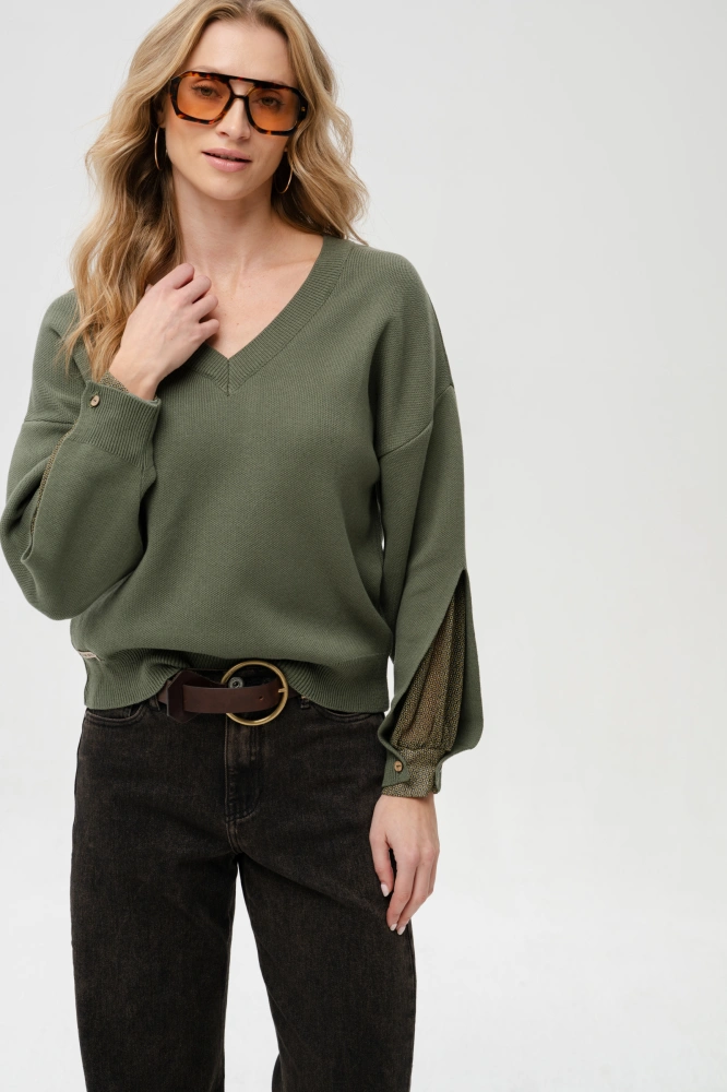 Sweter Damski Alexis Khaki / Dpa 2