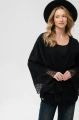 Kardigan damski z szerokimi rękawami Bolo Black