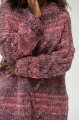 Melanżowy sweter Klipo Aubergine