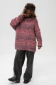Melanżowy sweter Klipo Aubergine